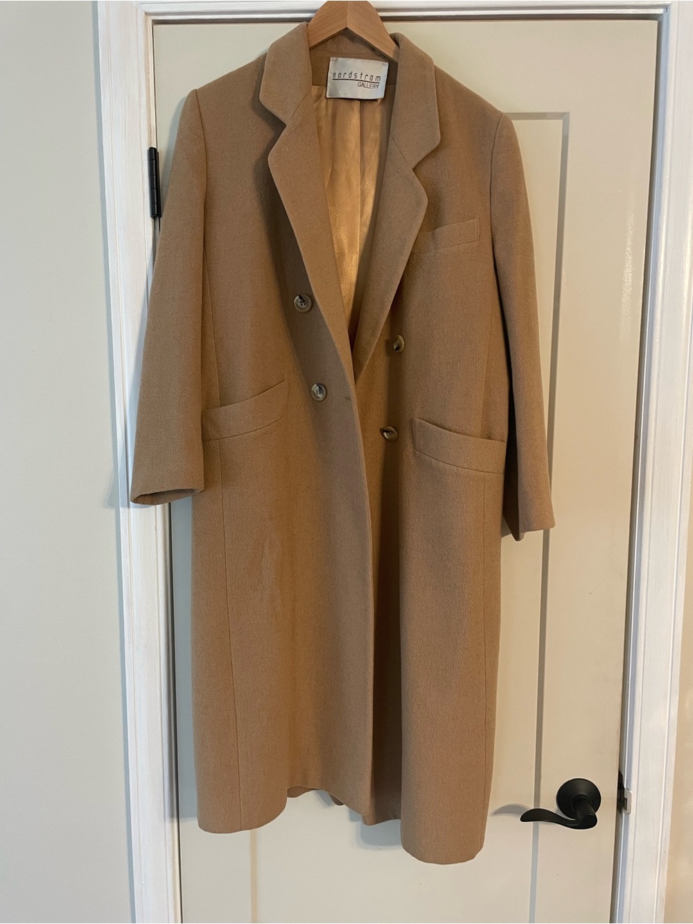 Vintage RARE Nordstrom Gallery Camel Hair Coat
